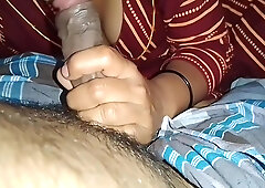 Indian Village Girl Massages Her Husbands Penis In Her Mouth