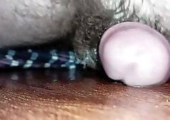 Granddad Rubs Spit On His Large Plump Monster Schlong As This chab Humps The Floor