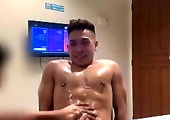 Nervous 18yo Pinoy Twink Sucks Cock for Second Time Ever