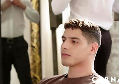 Staghomme Nicholas Bardem licks butthole smacks pummels and breeds Bastian Karim