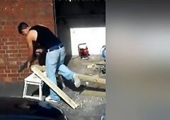 Spy hawt hawt construction worker NO NUDITY uk, vigour tools