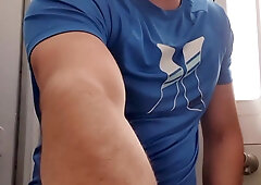 Stroking Off & Handsfree Jism in the airplane