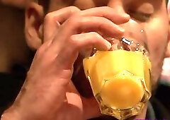 Uk jock assfucked and facialed in bar