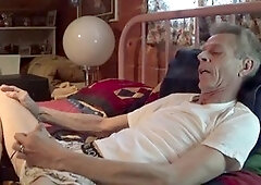 Estim Sounding lollipop jizz flow In boxers