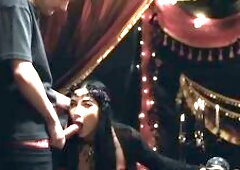 Time Voyage Breasty Witch Gets Her Snatch Pounded - Cum In Throat Freeze Porn