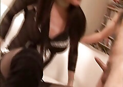 Hot love in the kitchen