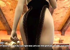 City of Femdom E28 - An Elf transforms herself in Futanari and makes me Blow her