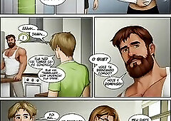 slide frame comic Sunday morning wood and bedtime story