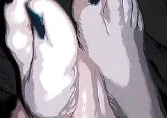 Large Feet Worship, Nail Polish, Trans FTM