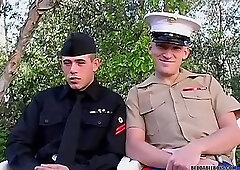 Military Cock Buddies Swap - Josh Williams And Matt Woods