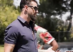 Wild Outdoor Threesome with the Lifeguard