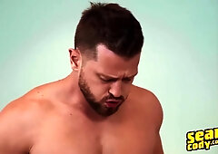 Joseph Hart Is Ecstastic To Lick & Suck Deacons Big Cock Sloppily While Looking At Him