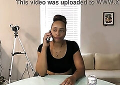 Kendra keeps burping as that babe takes this important call