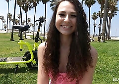 Liz Jordan Wears A G String Under Her Miniskirt And Flashes In Public