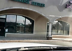 DeeDeeSlut is out for a walk anew with her recent H Size Bazookas looking for some jocks to suck and cum to drink.