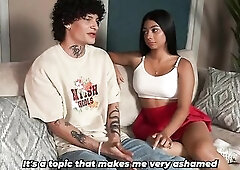 Hotty Ends Up in a Three-some with Her Boyfriend and Her Stepmom