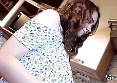 Spontaneous Sex in the Kitchen With Ass drilling and Titties Screwing