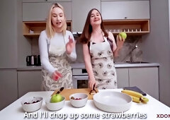 Two Curvy Teens 18+ First Anal Casting - Sara Bork And Martin Spell