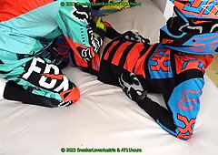 Unpacking Fox Helmet, Googles Cum, Blowjob