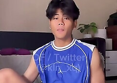 Young asian thai big dick cumming 1