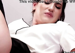 Ariel Demure banging Megan Mistakes as this babe interview the fresh employee