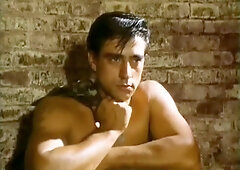 Exotic male in best vintage, bareback homosexual porn scene