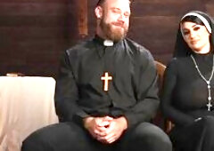 Nun makes Priest pay for his sins