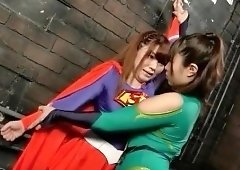 Pretty Asian girls in costume fulfill their lesbian fantasy