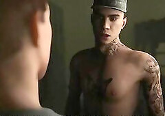 Daniel's Barracks Jerk Off Turns Into Hard Anal