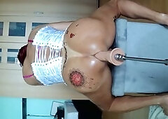 Sexy shemale gets her young ass pounded hard