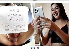 sissy plays for cam girl to get exposed