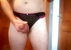 masturbating in stolen panties