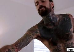 Asia Belle In Naughty Ts Beauty Gives Husband Blowjob