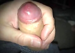 I accidentally cum on my neck - Man masturbate to huge cumshot - ASMR - Porn for woman