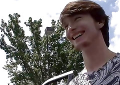 Hunky white guy gets passed around by black bros