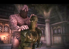 Devil Has Joy With Temple Wench