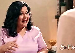 My Old big beautiful woman Babysitter Is My NURU Massuese