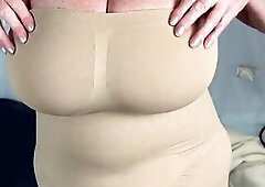 When a lady gets to a certain age that babe like to get a little bit of aid with her foundation wear, so when your Vintage Girdle Queen Aunty Sandra s