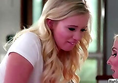 Bailey Sscissor fucks her stepmoms pussy