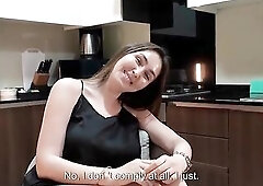 StepMom Gives Me a Secret Kitchen Oral pleasure After Staring at My Penis Underneath the Table