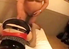 Crossdresser gang bang