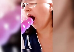 sex-toy intimate spit fest