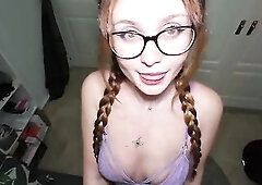 Secretary's POV - Deepthroat & Hard Bang Ends with Titty Ejaculation