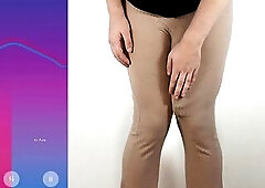 Giant shlong t-girl anal sex tool climax