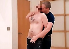 Old & young, amateur redneck, tattoo bareback