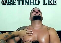 Johnny and Betinho kisses and sucking nipples