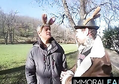 Katy And Mia’s Easter Egg Hunt Ends In Gushing Cunts!