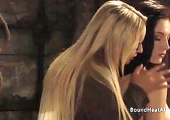 Curvy Lesbo Thrall Groans From Thrashing And Fingering With Wicked Madame