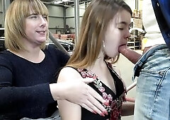 This teen beauty gets a wonderful screw by jimmy.