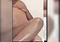 Sexy black large butt maid cleaned and take care of dady's shlong when his wife is out. From sloopy blow job to unfathomable doggy